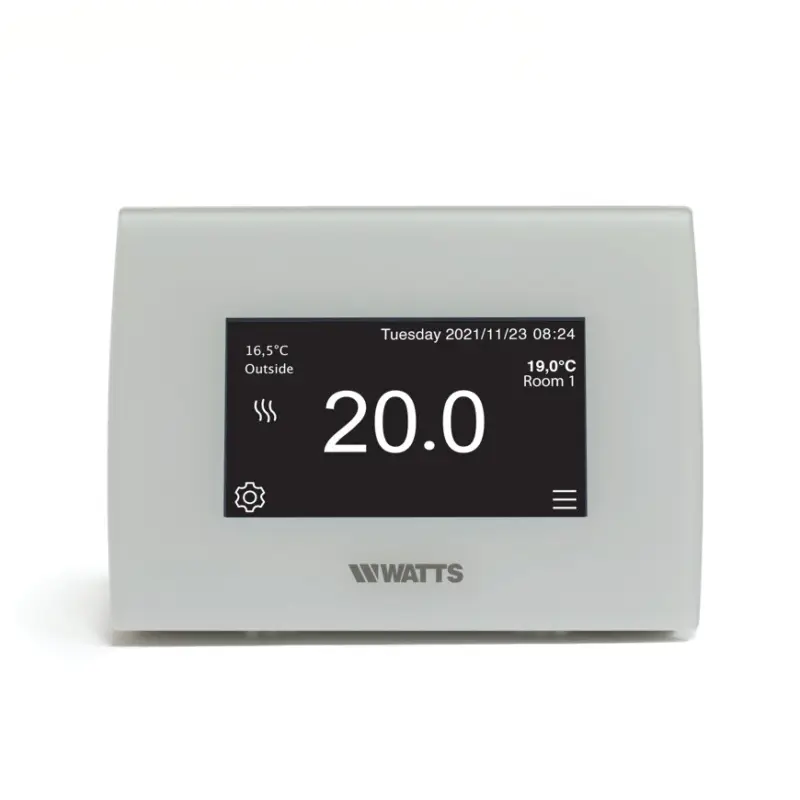 Watts Vision 2.0 touchscreen unit, met WIFI, type BT-CT03 RF, 868 Mhz, wit Direct Verzonden