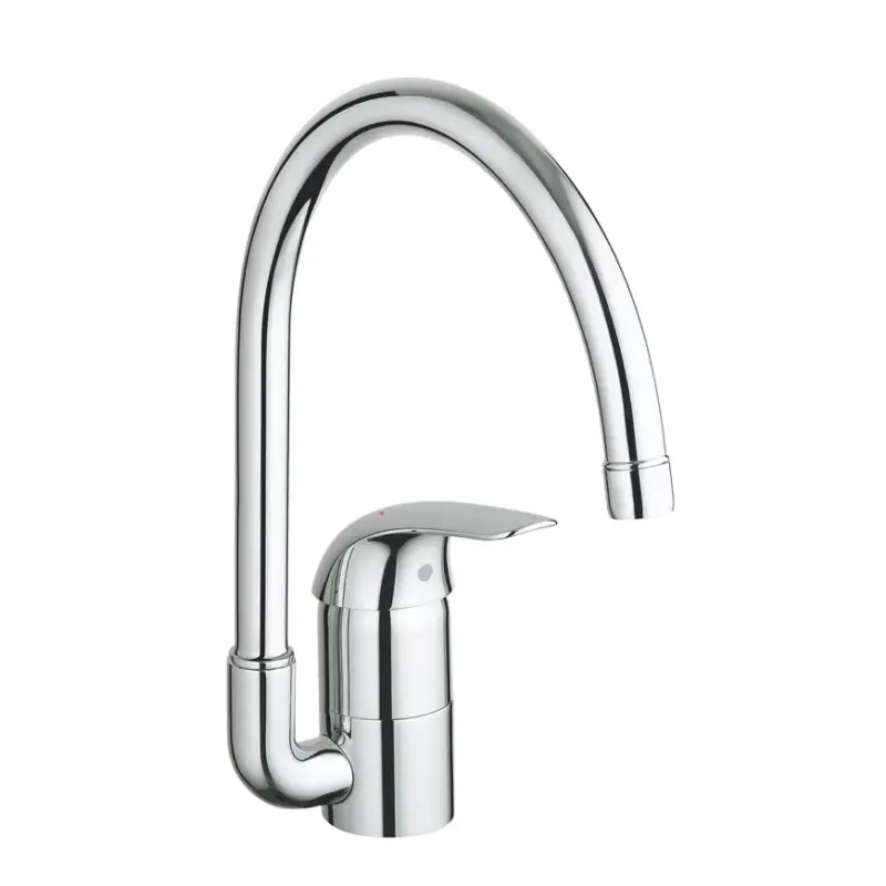 Actieprijs Grohe keukenmengkraan, serie Euroeco new, hoge uitloop, chroom