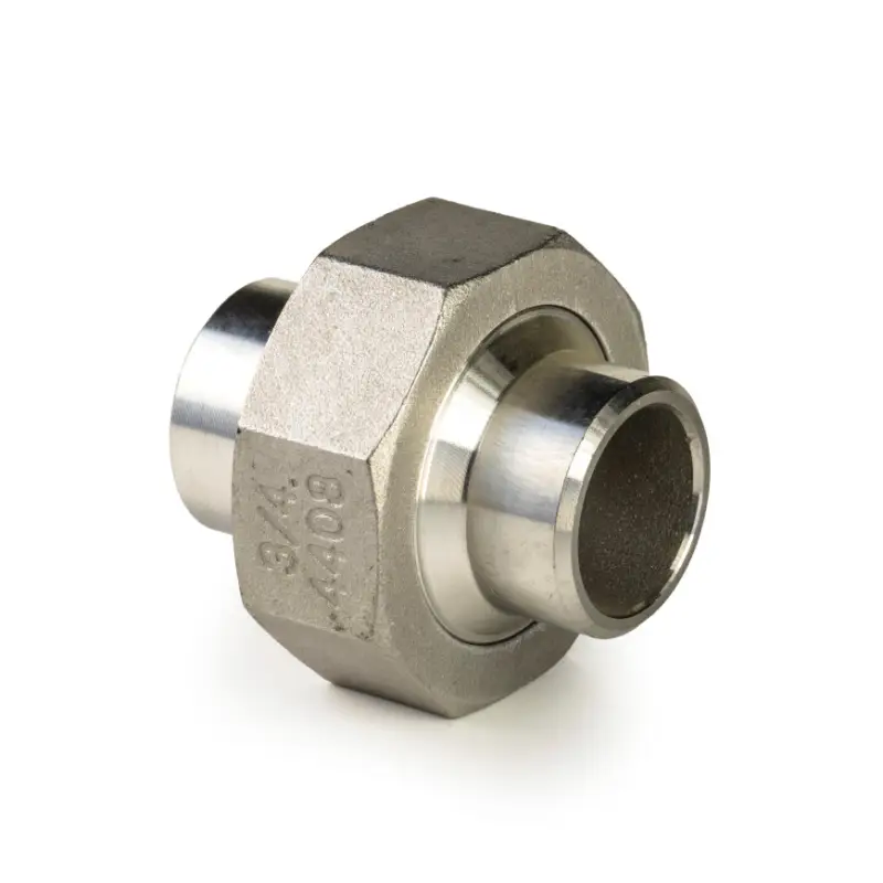 3-delige koppeling, conisch, rvs 316L, "lost wax", 2x las, BSP &frac34;" Exclusief