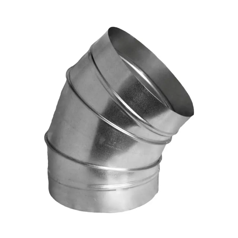 Wereldwijde Verzending Spiraliet bocht 45°, gesegmenteerd, 2x verjongd spie, 400 mm