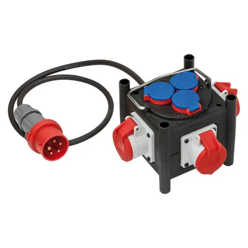 Weekendaanbieding Brennenstuhl stroomverdeler, rubber, 3 CEE wcd, 3 wcd, H07RN-F, 5 x 1,5 mm&sup2;, l = 1 m