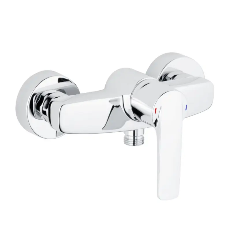 Voordeelprijs Douchemengkraan, serie Alpha 300, hendel, chroom, onderaansluiting, &frac12;" x 15 cm