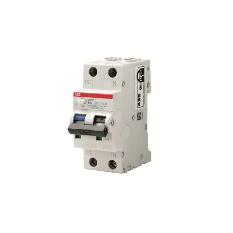 ABB aardlekautomaat, 2-polig, 6 kA, B-karakteristiek, 230 V, 16 A - 30 mA Modern