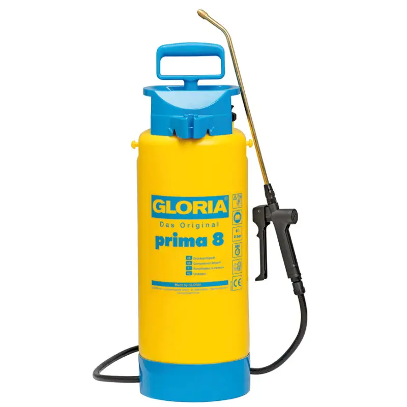 Actieprijs Gloria drukspuit, type Prima 8, vulinhoud 8 liter, Perbunan (NBR) afdichtingen