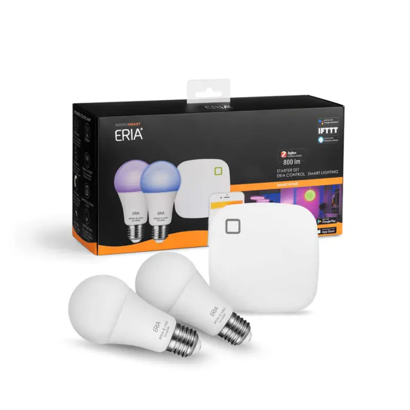 AduroSmart ERIA&reg; startpakket, 2 Tunable Colour lampen en bridge Must-Have