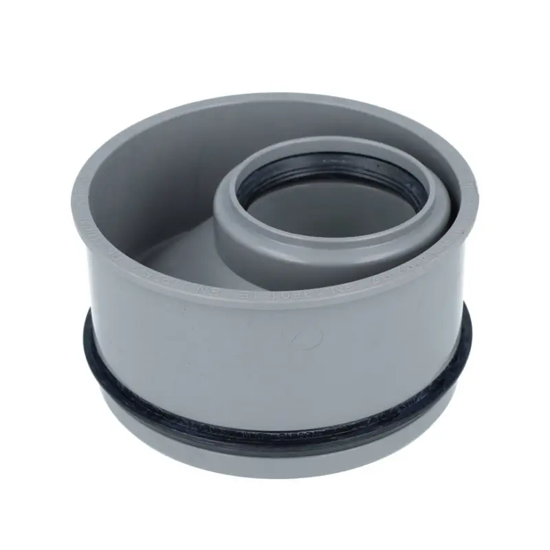 Airfit inzet-verloopring, pp, excentrisch, verjongd spie/2x manchet, grijs, 110 x 50 mm Speciale Aanbieding