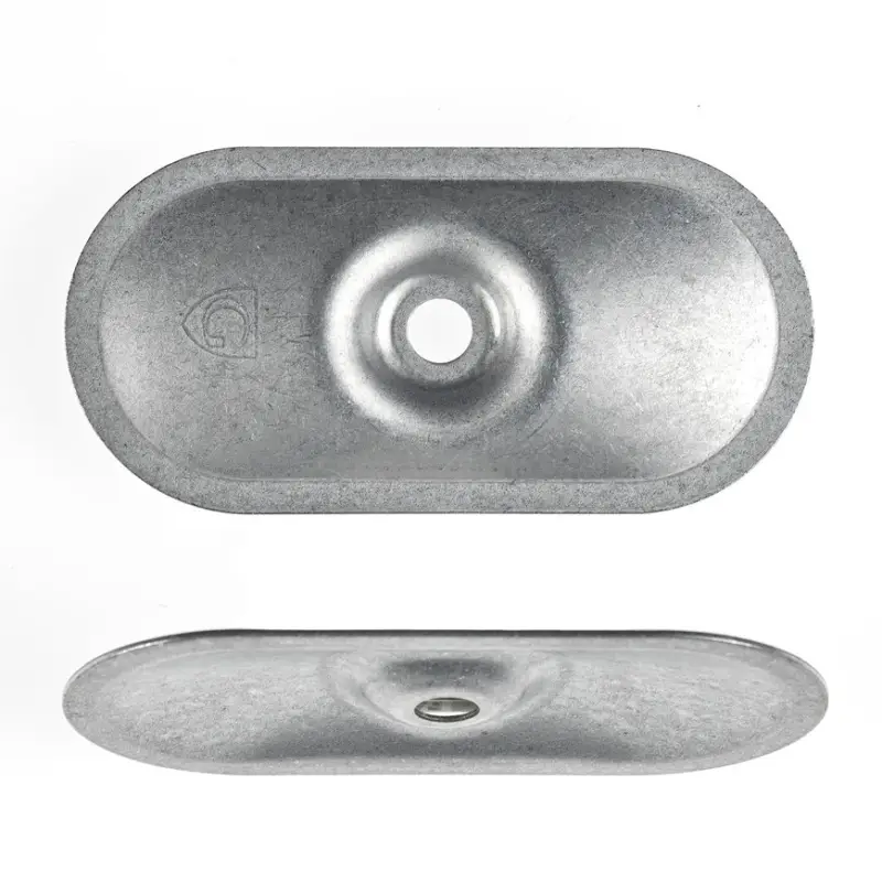 Actieprijs Drukverdeelplaatjes, 82 x 40 x 1 mm, verpakking &agrave; 100 stuks