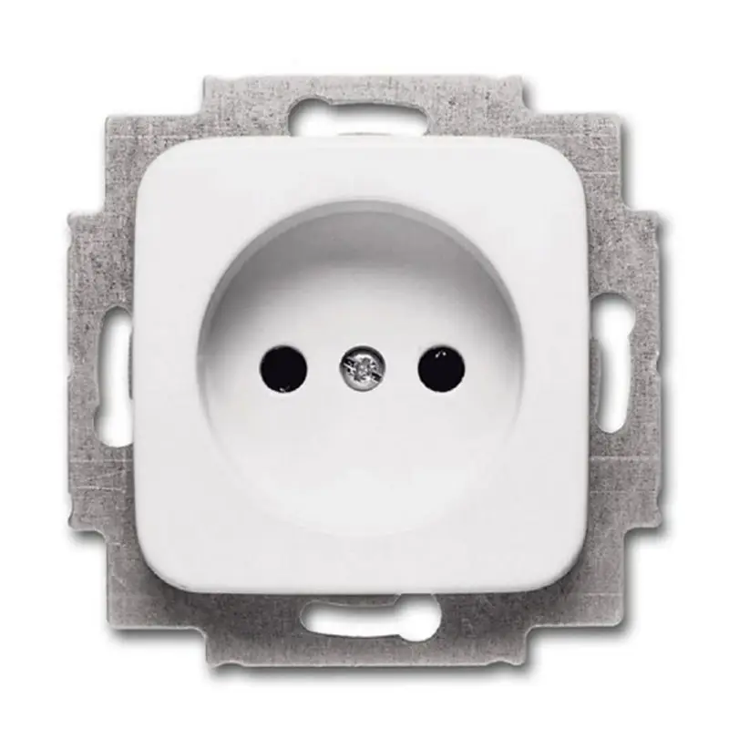 Weekendaanbieding ABB Busch-Jaeger wandcontactdoos, Reflex SI, zonder RA, alpin wit