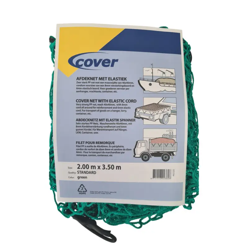 Aanhangernet, knooploos, pp, 2,00 x 3,50 m Must-Have