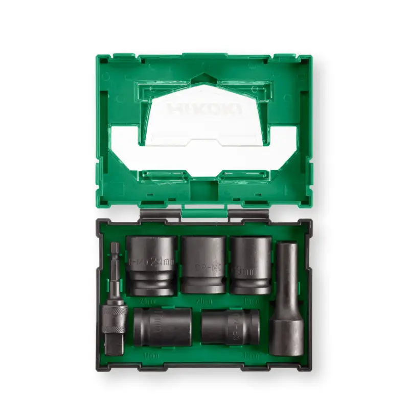 Wereldwijde Verzending HiKOKI krachtdoppenset, 7-delig, &frac12;"