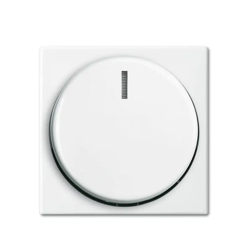 ABB Busch-Jaeger centraalplaat, Balance SI, voor dimmer, met glimlamp, alpin wit Geld-Terug-Garantie