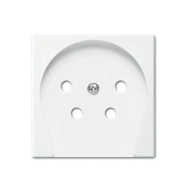 ABB Busch-Jaeger centraalplaat, Balance SI, voor telefoon contactdoos, alpin wit Beperkte Voorraad