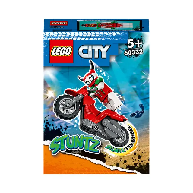 Dagaanbieding LEGO City 60332 - Roekeloze Scorpion stuntmotor