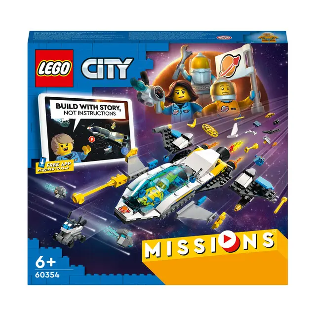 LEGO City 60354 - Ruimteschip voor verkenningsmissies op Mars Gratis Retour