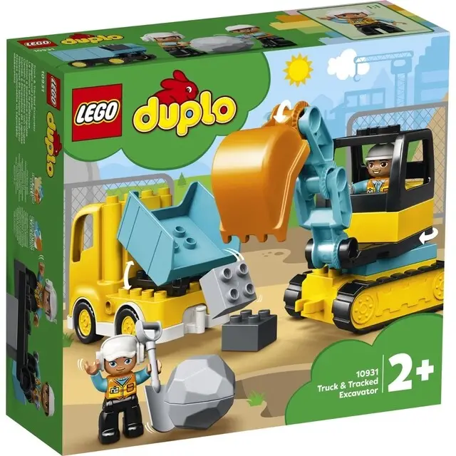 LEGO Duplo 10931 - Truck & Tracked Excavator Flitsaanbieding