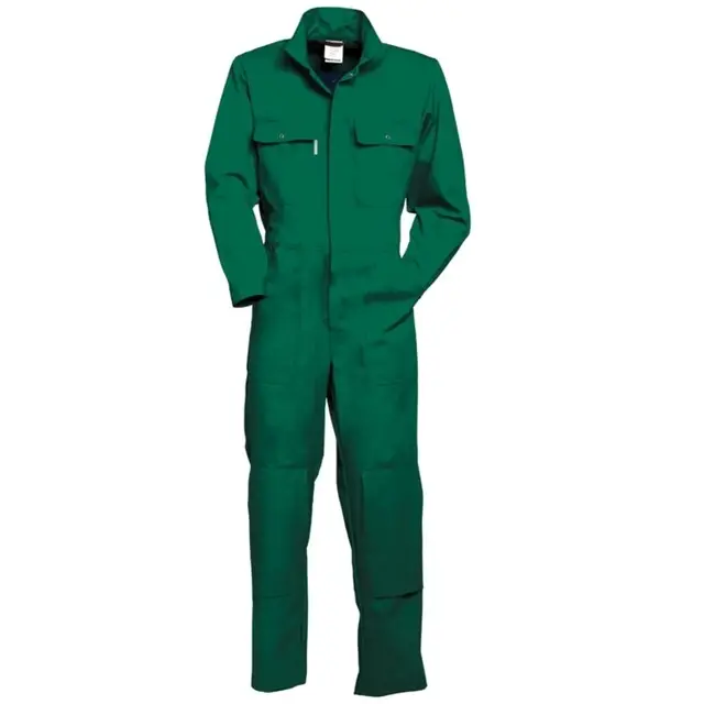 Korting Havep Basic Katoen/Polyester Overall 2412 Flessengroen Maat 48