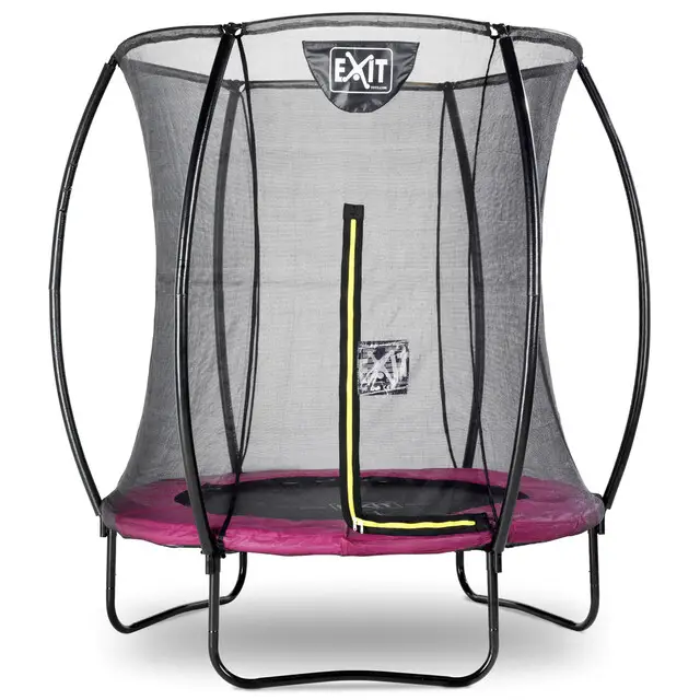 Nu Kopen EXIT Trampoline Silhouette Regular Roze - Ø 183 cm Safety Net