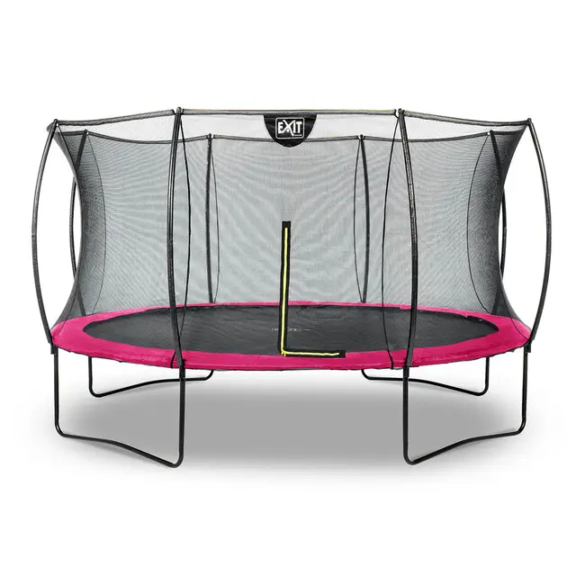 EXIT Trampoline Silhouette Regular Roze - Ø 366 cm Safety Net Professioneel