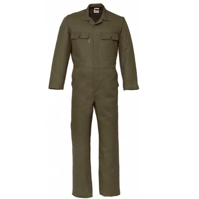 Havep Basic Katoen Overall 2163 Olijfgroen Maat 52 Lage Kosten