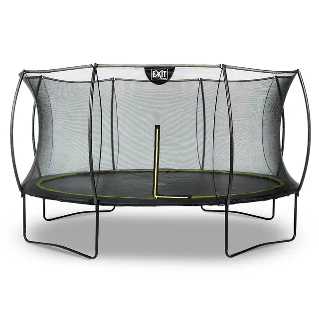 Plaats Bestelling EXIT Trampoline Silhouette Regular Zwart - Ø 427 cm Safety Net