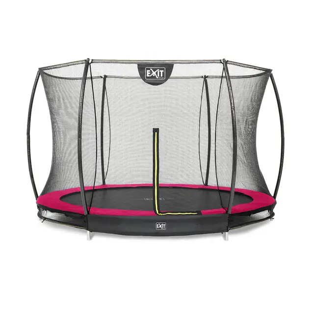EXIT Trampoline Silhouette Inground Roze - Ø 305 cm Safety Net Limited Edition