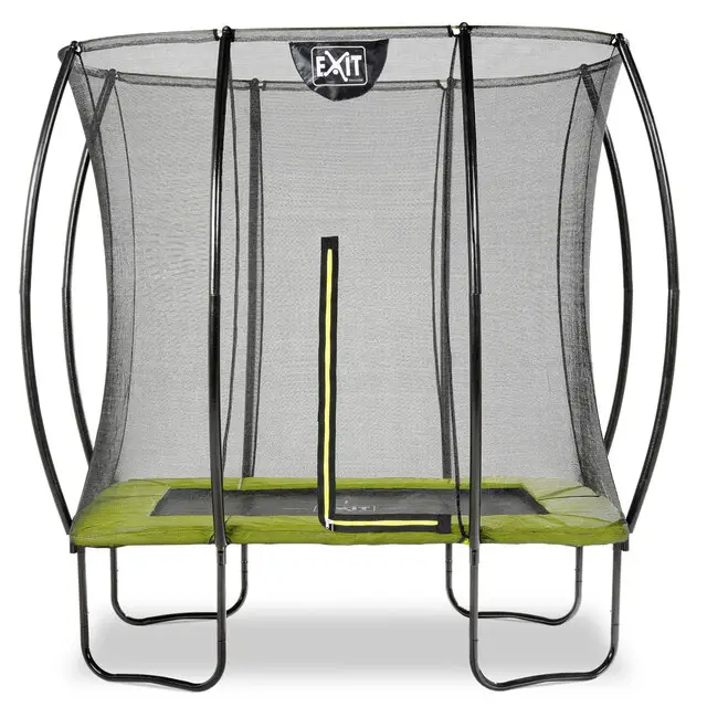 EXIT Trampoline Silhouette Groen - 153 x 214 cm Garantie Inbegrepen
