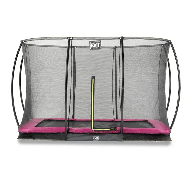 Direct Verzonden EXIT Trampoline Silhouette Inground Pink - 244 x 366 cm
