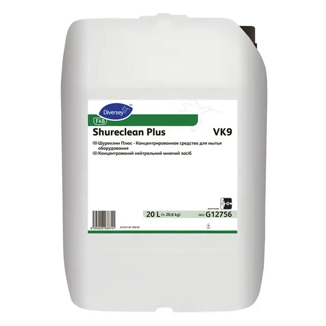 Shureclean Plus VK9 Neutraal Reinigingsmiddel - 20 Liter | 20,6 kg Authentiek