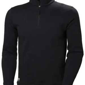 Helly Hansen Manchester Half Zip Sweatshirt Zwart maat M Must-Have