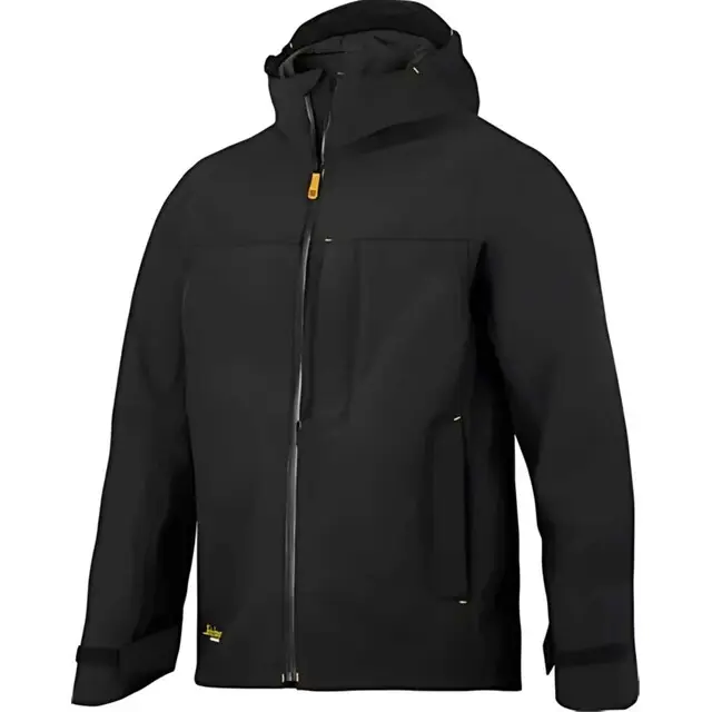 Snickers Allroundwork, Waterdicht Shell Jack, Zwart - Zwart (0404), XL Groothandel