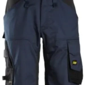 Modern Snickers Korte Werkbroek 6153 Staal-grijs - Zwart (5804) Maat 058