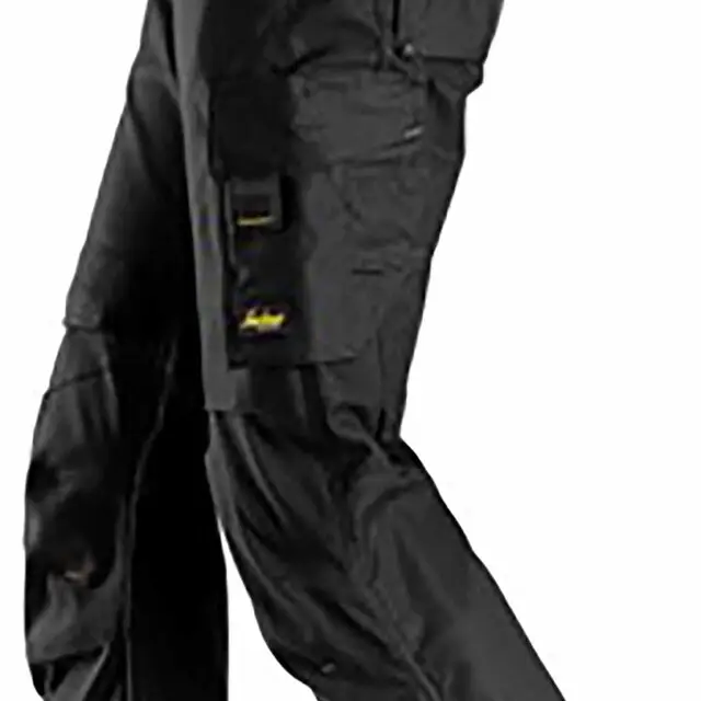 Finale Uitverkoop Snickers Aw Canvas+ Strtch Trouser 6324 Zwart (0404) Maat 056