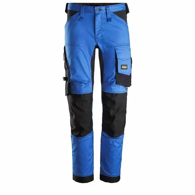 Plaats Bestelling Snickers Werkbroek 6341 Kobalt Blauw - Zwart (5604) Maat 158