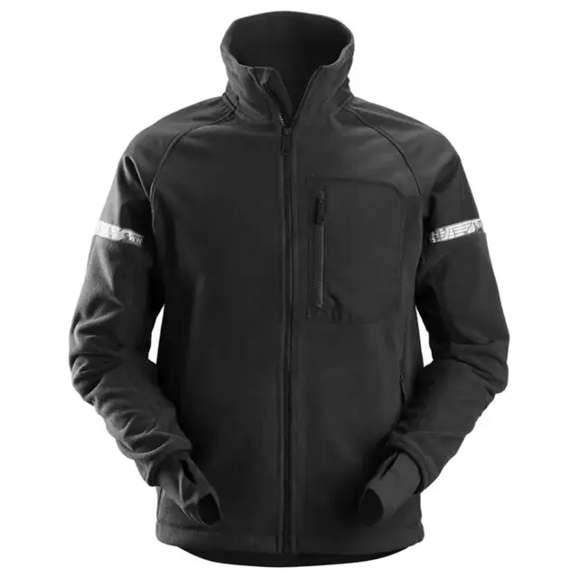 Snickers Fleece Jack 8005 Zwart (0404) Maat M Garantie Inbegrepen