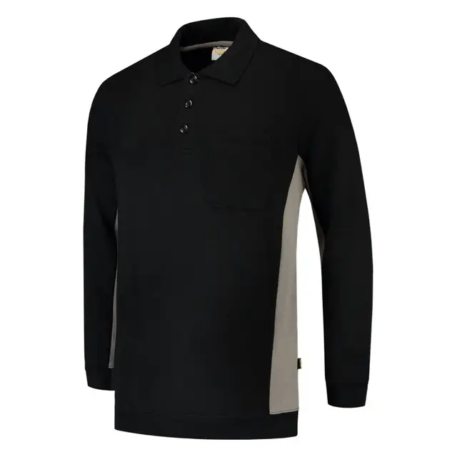 Voordeelprijs Tricorp Polosweater Black/Grey Maat 5XL