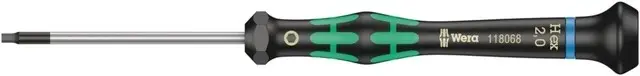 Wera 2054 Kraftform Micro Binnenzeskant 2 x 60 mm schroevendraaier Modern