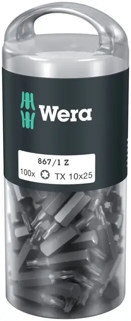 Authentiek 867/1 Torx® Bits Diy 100, Tx 10 X 25 Mm, 100-Delig