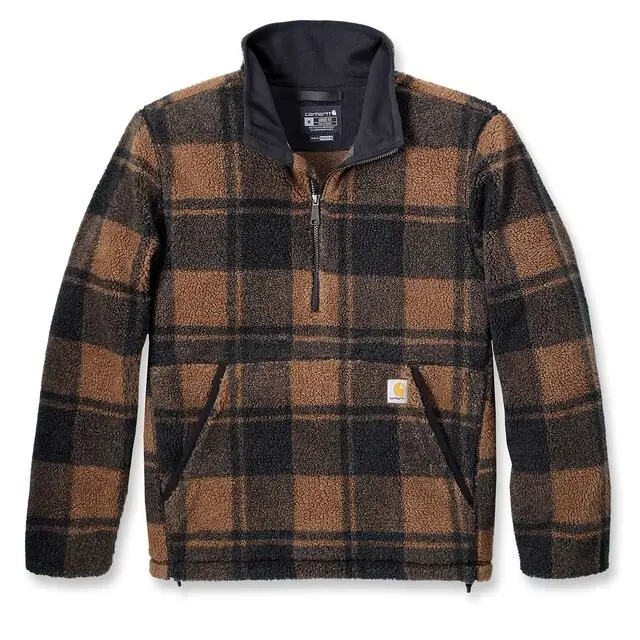 Carhartt 106443 Sweatshirt Bruin/Zwart - maat S Beperkte Voorraad