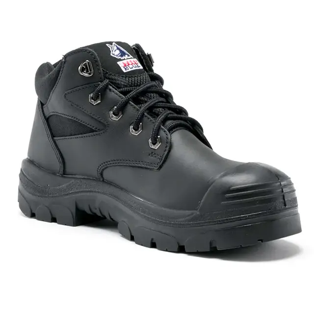 Lage Prijs Steel Blue Whyalla Werkschoen S3 Heren Nitril S3 Zwart - maat 49