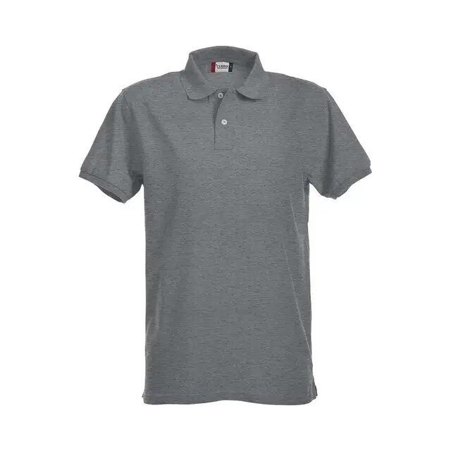 Clique Stretch Premium Polo Grijsmelange Xs Rechtstreeks Van De Fabrikant