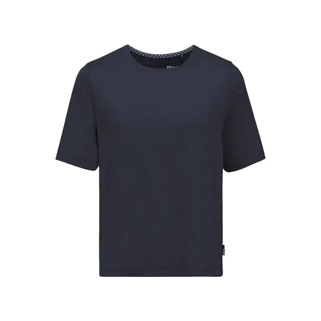 Voordeelprijs Jack Wolfskin Dames T-shirt Travel T W Dark Navy Heather L