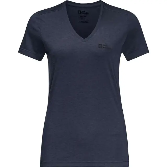 Merkproduct Jack Wolfskin Dames T-shirt Crosstrail T Women Mid Blue L