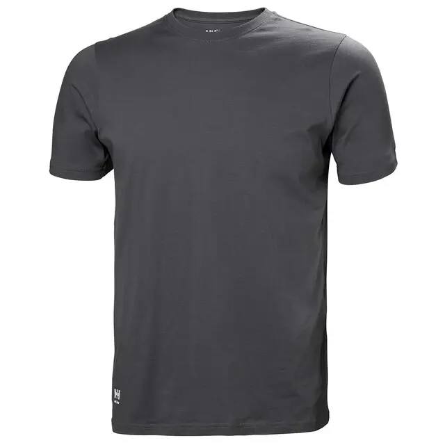 Gereduceerde Prijs Helly Hansen Classic T-Shirt Heren 970 Donkergrijs - Maat 5XL