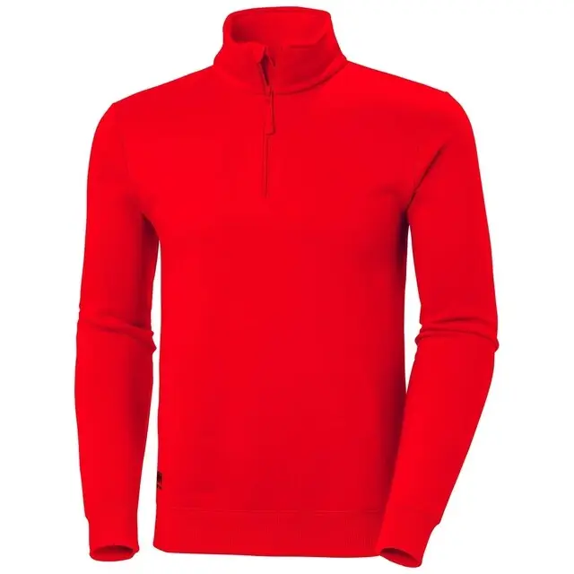 Authentiek Helly Hansen Classic Half Zip Sweatshirt Heren 220 Helder Rood - Maat 2XL
