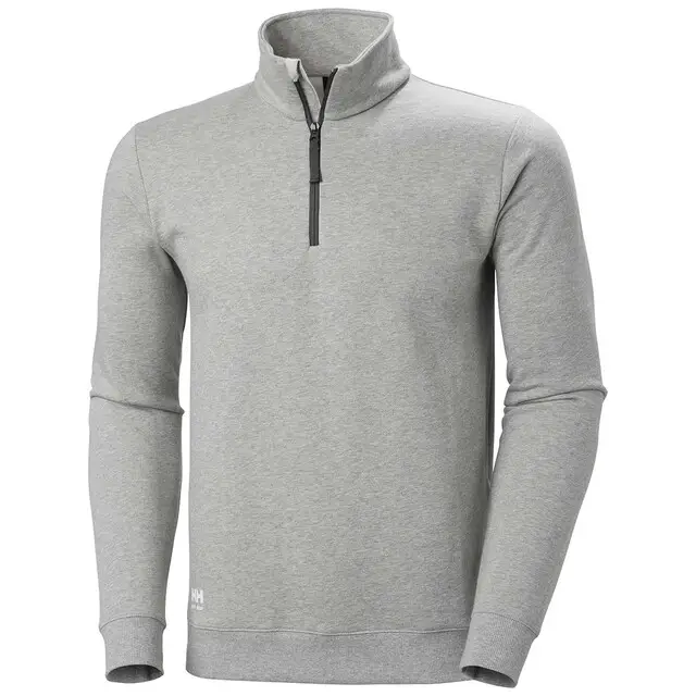 Helly Hansen Classic Half Zip Sweatshirt Heren 930 Grijs Melange - Maat L Trendy