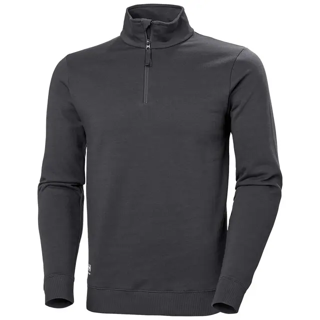 Helly Hansen Classic Half Zip Sweatshirt Heren 970 Donkergrijs - Maat XL Shop Nu