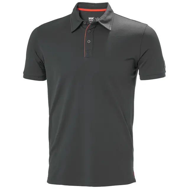 Laatste Versie Helly Hansen Tech Polo Heren 951 Donkergrijs - Maat 2XL