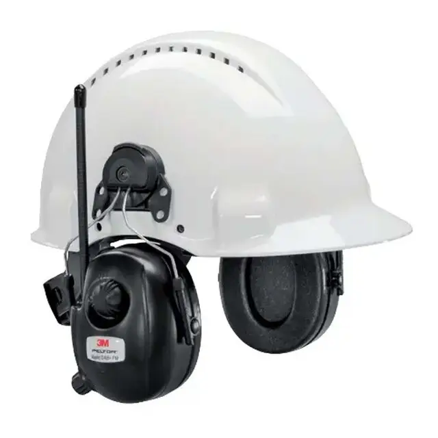 3M Peltor Headset Met DAB+ En FM-radio 30 DB Zwart - Helmbevestiging In De Mode