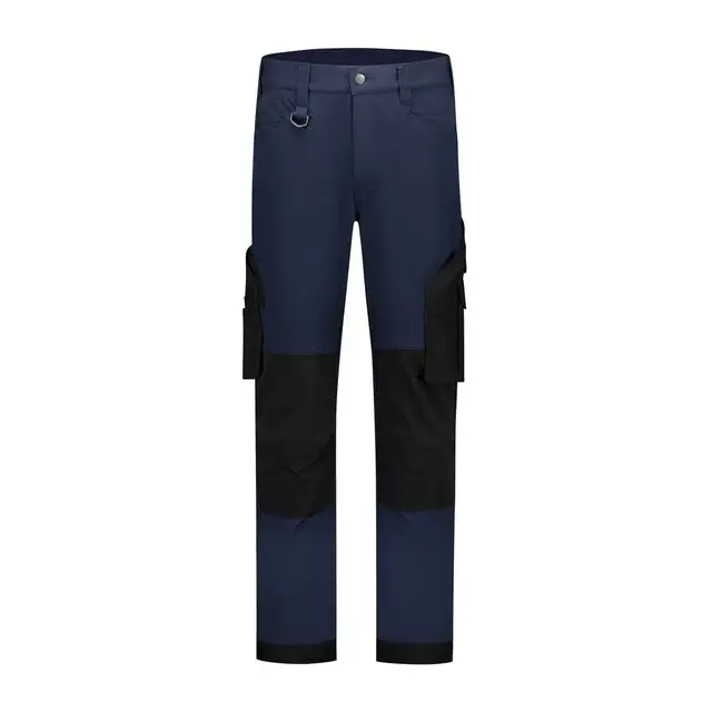 De Boer Werkbroek 4-way Stretch Met Kniezakken Navy/zwart Maat 54 Plaats Bestelling