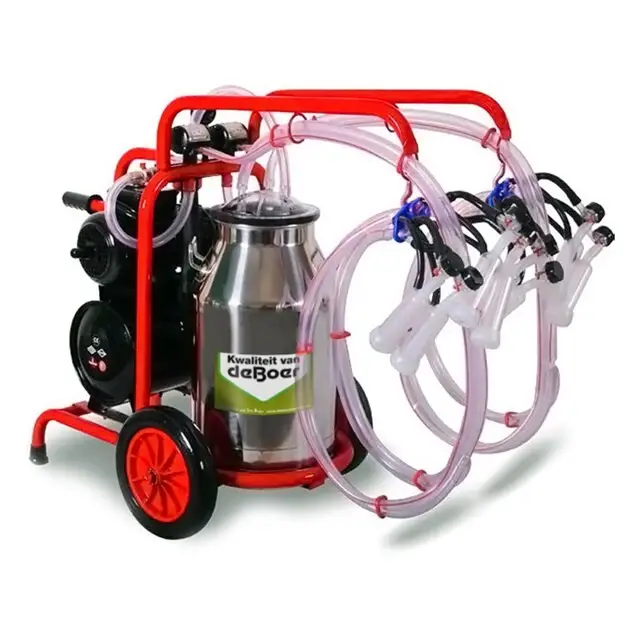 De Boer Geiten Melkmachine TKKC 4 PS, droog Exclusieve Aanbieding